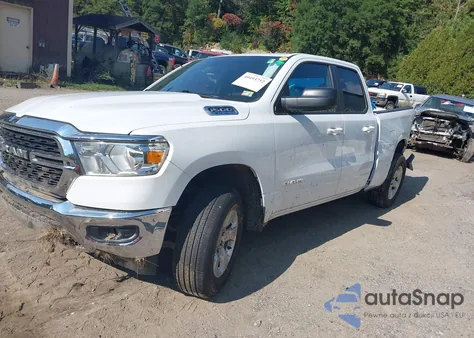2022 Ram 1500 Big Horn 4X4 6'4 Box из США, поврежденный, VIN 1C6RRFBG0NN279137